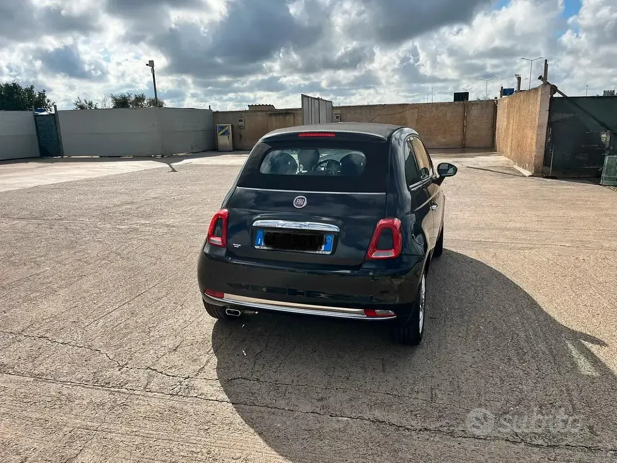Usata Fiat 500C Lounge 69 CV (50 kW) 2018 Nero Cabrio