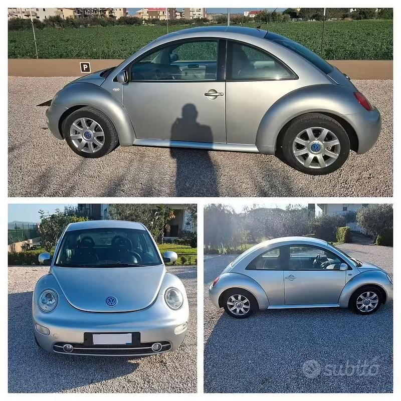 Usata VW New Beetle Highline 90 CV (66 kW) 2002 Grigio Utilitaria