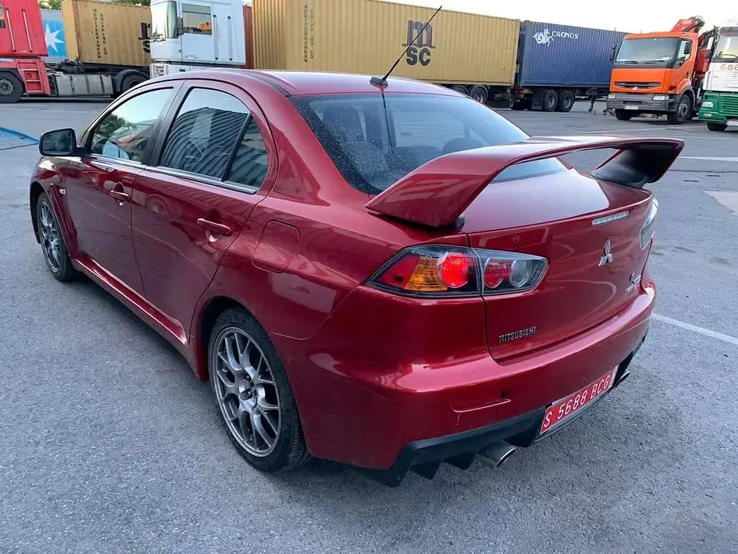 Usata Mitsubishi Lancer 298 CV (219 kW) 2010 Rosso Berlina