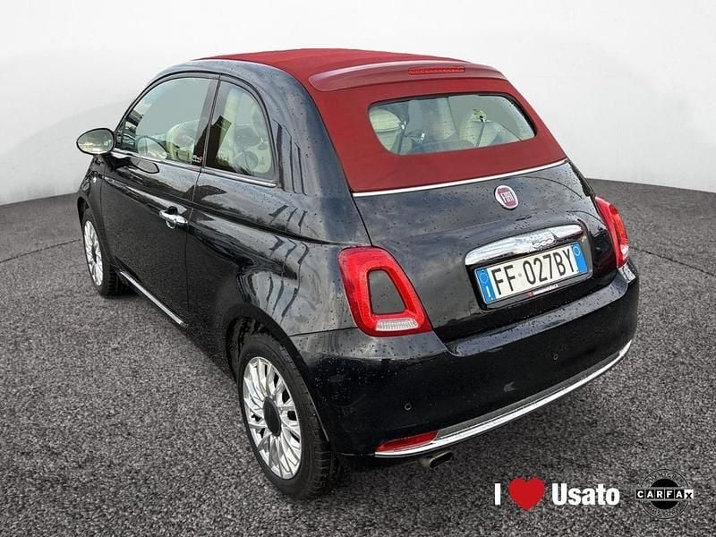Usata Fiat 500 Lounge 69 CV (50 kW) 2016 Nero Utilitaria
