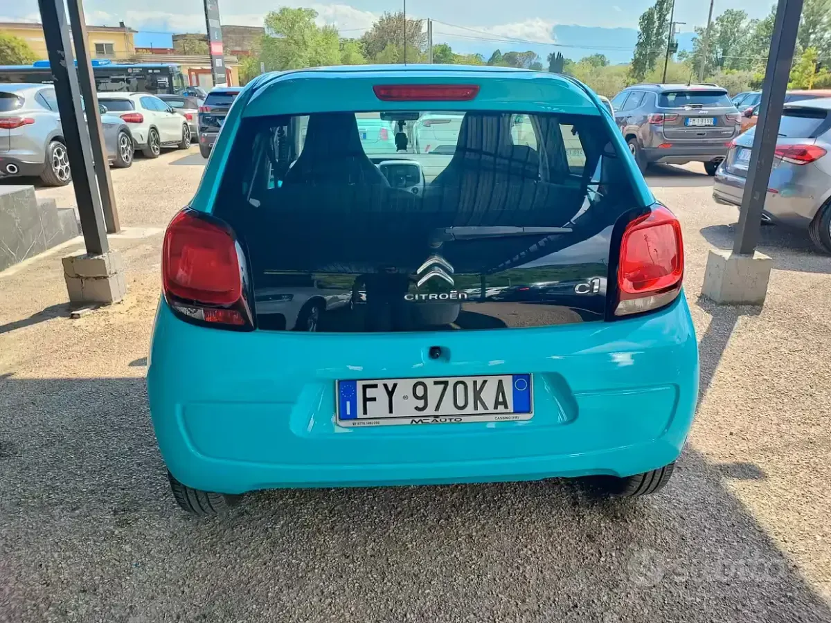 Usata Citroën C1 PureTech 82 CV (60 kW) 2017 Blu Utilitaria