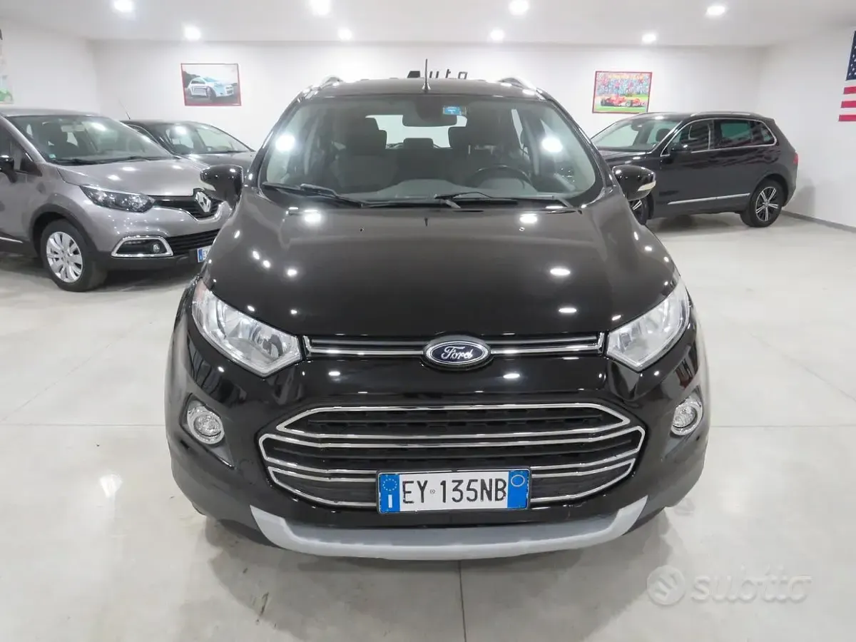Usata Ford Ecosport Titanium 90 CV (66 kW) 2015 Nero SUV
