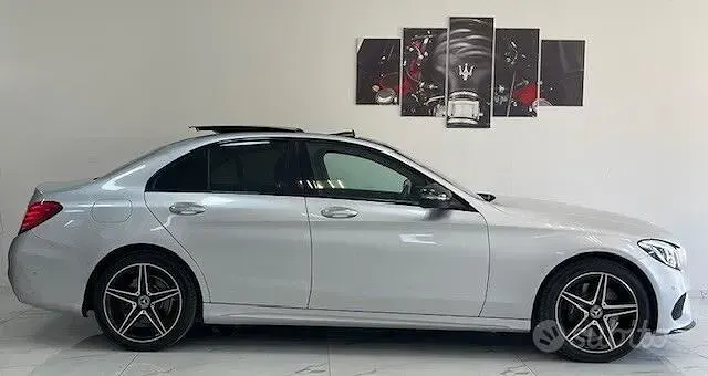 Usata Mercedes C250 Premium 204 CV (150 kW) 2018 Grigio Berlina