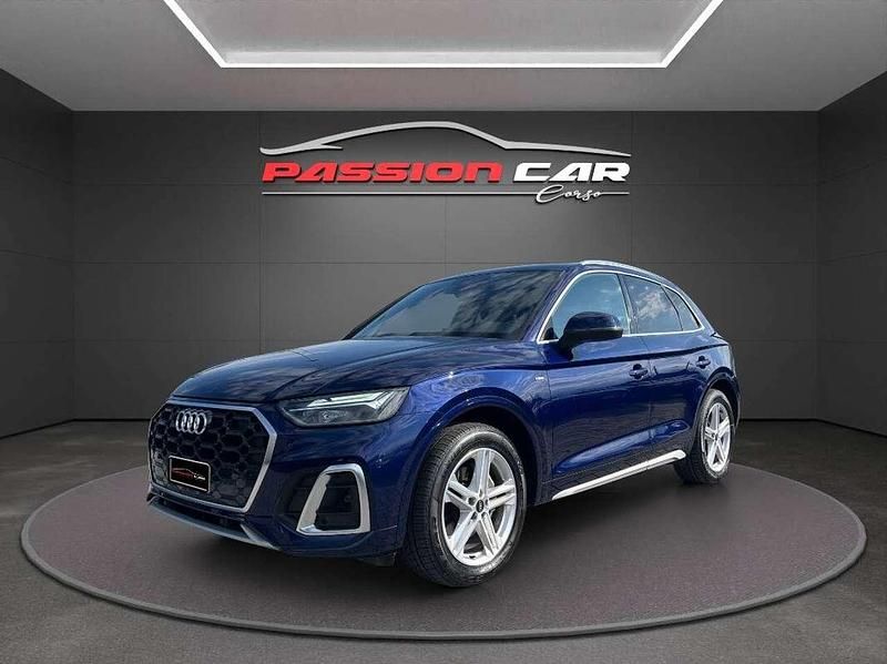 Usata Audi Q5 S-Line 163 CV (119 kW) 2021 Blu/azzurro SUV