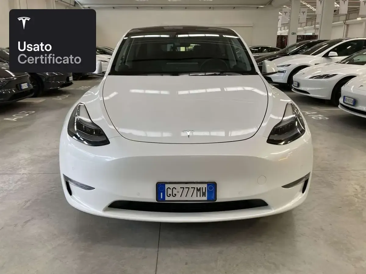 Usata Tesla Model Y Long Range AWD 258 kW (351 CV) 2021 Pearl white multicoat SUV