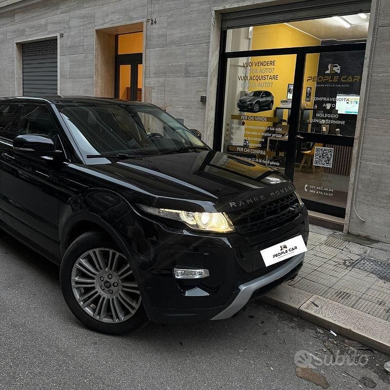 Usata Land Rover Range Rover evoque Pure 190 CV (139 kW) 2013 Nero SUV