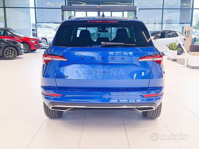 Usata Skoda Karoq SportLine 150 CV (110 kW) 2024 Azzurro SUV