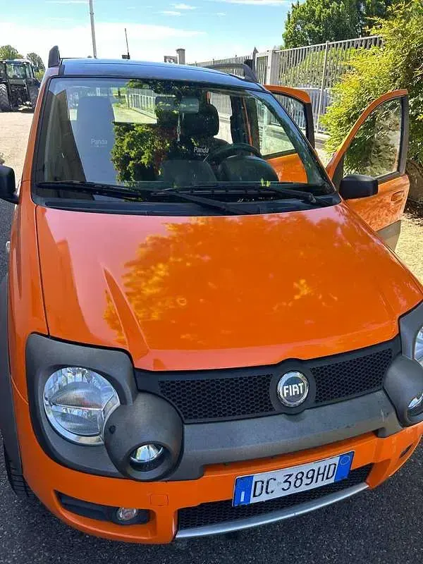 Usado Fiat Panda 4x4 Cross 69 CV (50 kW) 2006 Naranja Utilitario