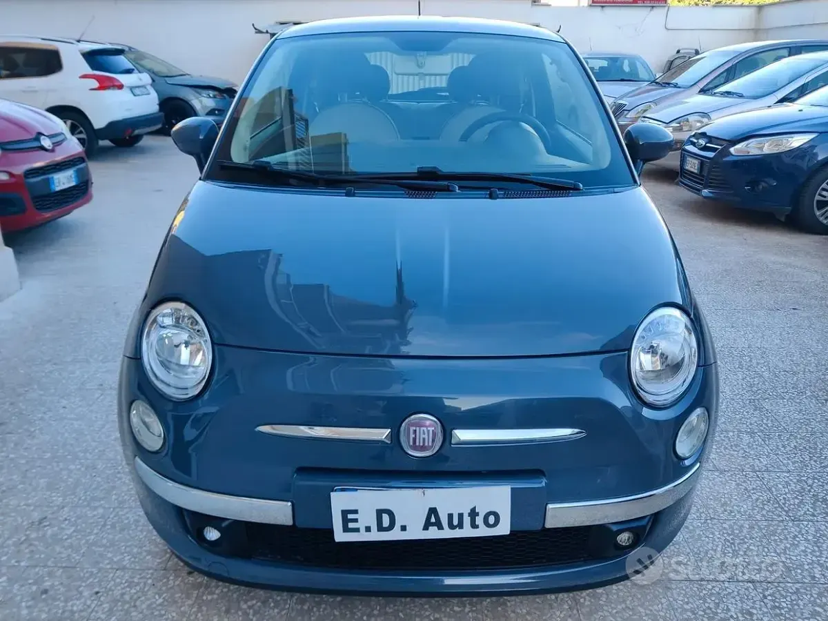 Usata Fiat 500 Lounge 69 CV (50 kW) 2010 Grigio Utilitaria
