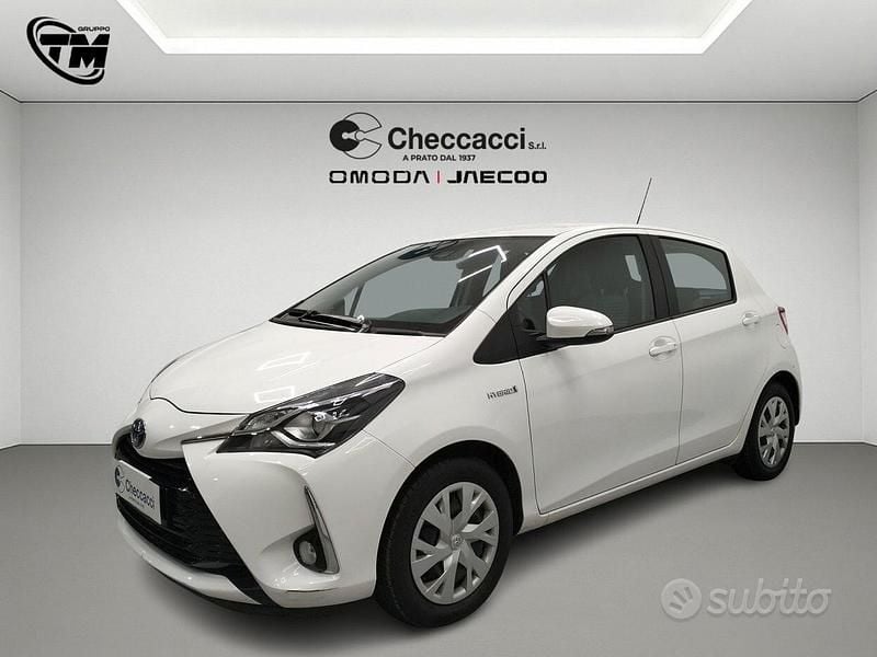 Bianco Usata 2019 Toyota Yaris Hybrid Active Utilitaria | 13.900 € (Buon prezzo) - Immagine 1/4
