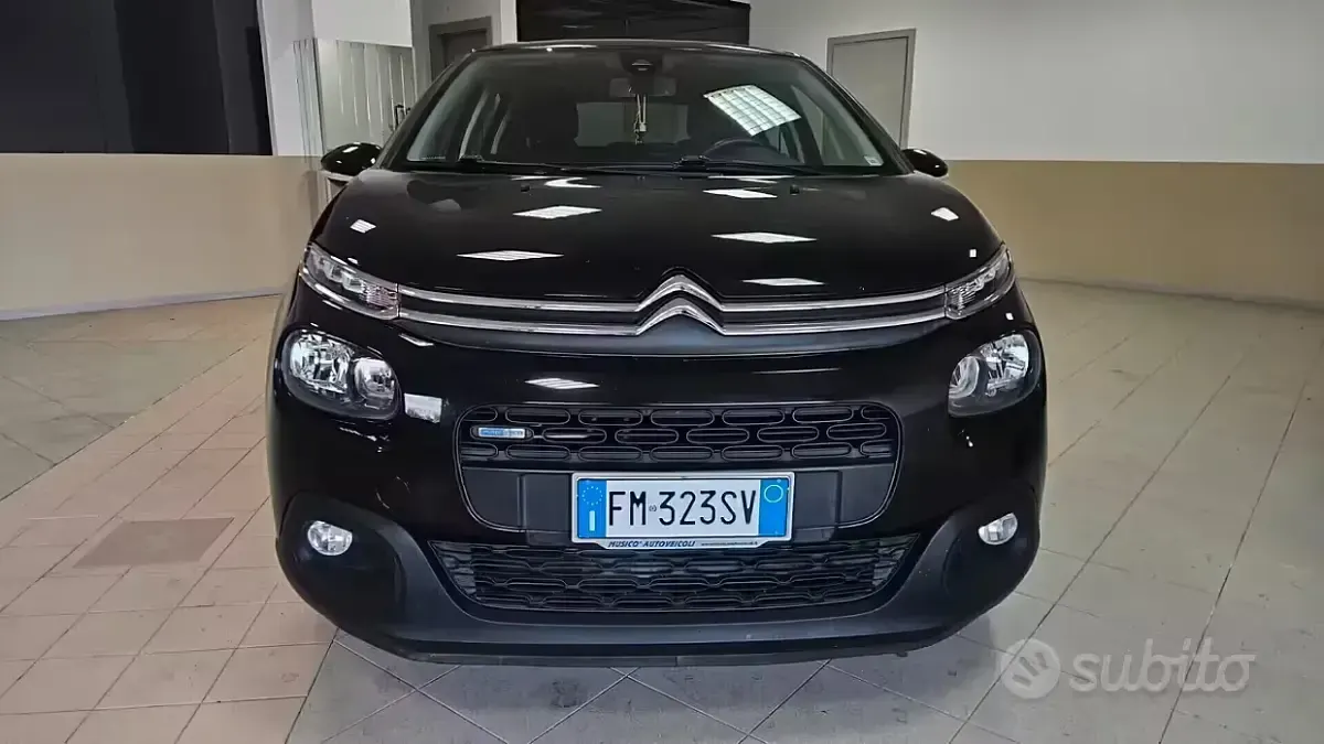 Usata Citroën C3 PureTech 82 CV (60 kW) 2017 Nero Berlina