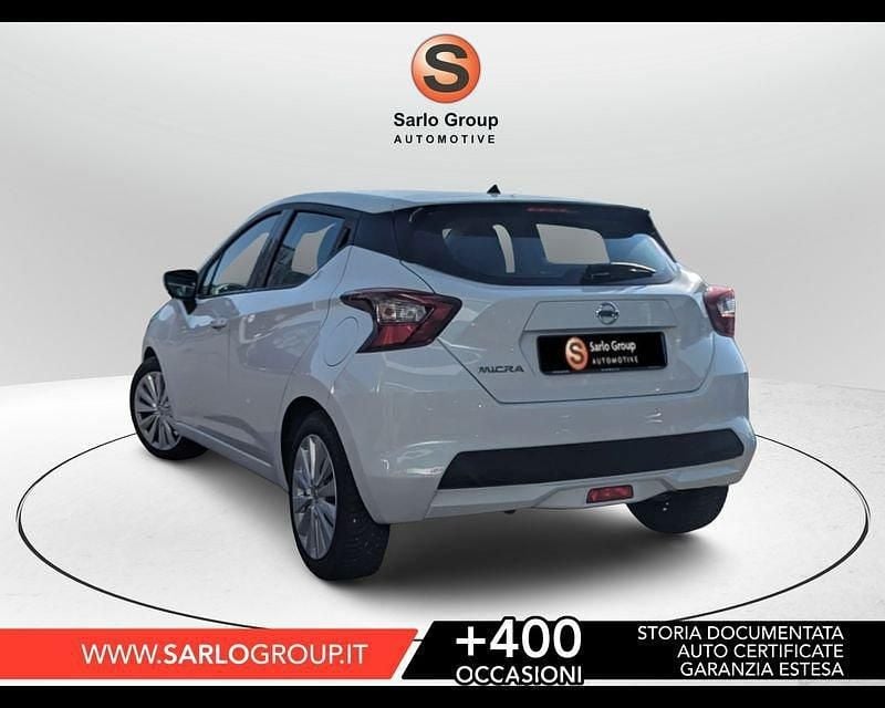 Usata Nissan Micra Acenta 92 CV (67 kW) 2021 Bianco Utilitaria