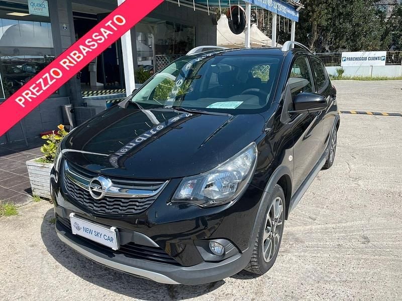 Usata Opel Karl Rocks 75 CV (55 kW) 2017 Nero Utilitaria