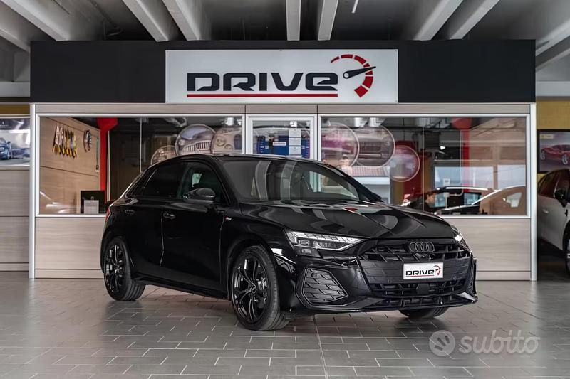 Nuova Audi A3 S-Line 150 CV (110 kW) 2025 Nero Berlina