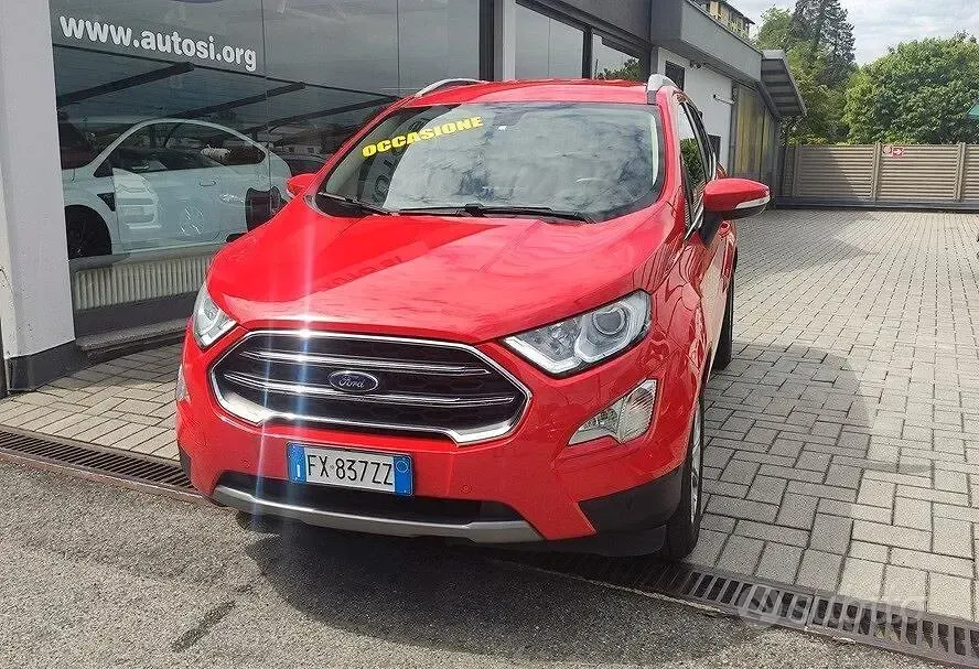 Usata Ford Ecosport Titanium 99 CV (72 kW) 2019 Rosso SUV