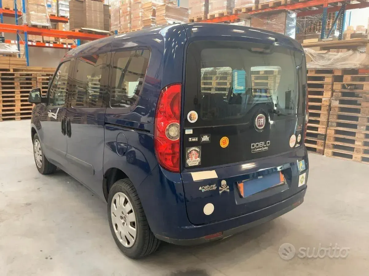 Usata Fiat Doblò Dynamic 120 CV (88 kW) 2014 Blu Monovolume