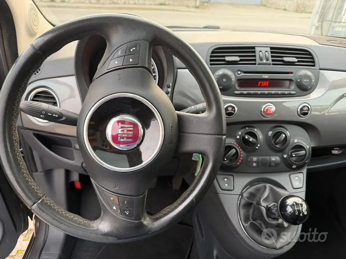 Usata Fiat 500 Lounge 95 CV (69 kW) 2015 Grigio Berlina