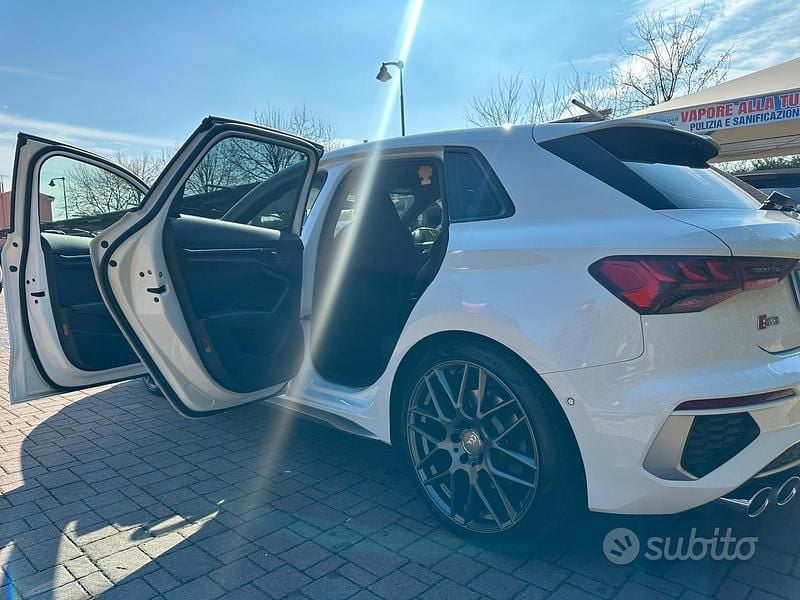Usata Audi S3 Edition .1 310 CV (228 kW) 2022 Bianco Berlina