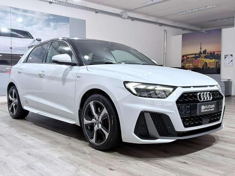Usata Audi A1 Sportback S-Line 200 CV (147 kW) 2019 Bianco ghiaccio  nero mito Utilitaria
