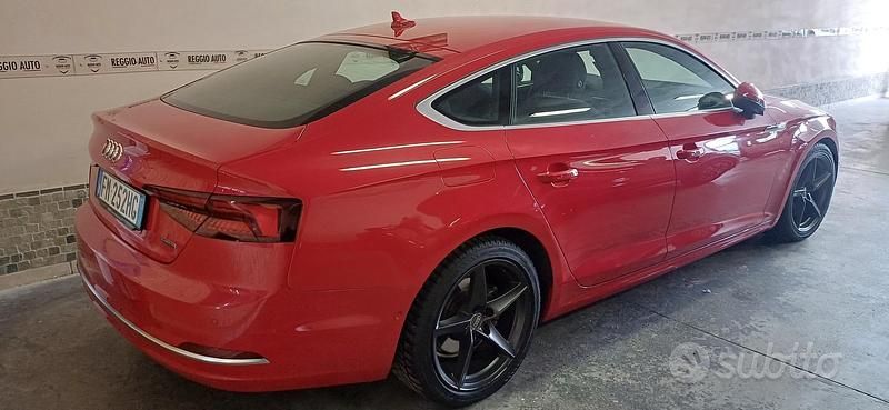 Usata Audi A5 190 CV (139 kW) 2017 Rosso Coupé