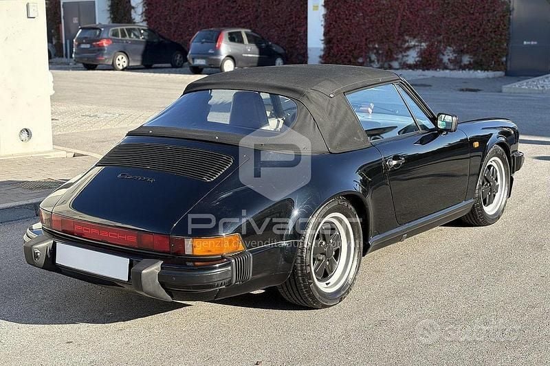 Usata Porsche 911 Carrera Cabriolet 1988 Nero Cabrio