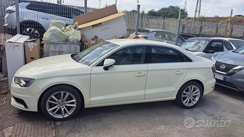 Usata Audi A3 Ambiente 110 CV (80 kW) 2015 Bianco Berlina