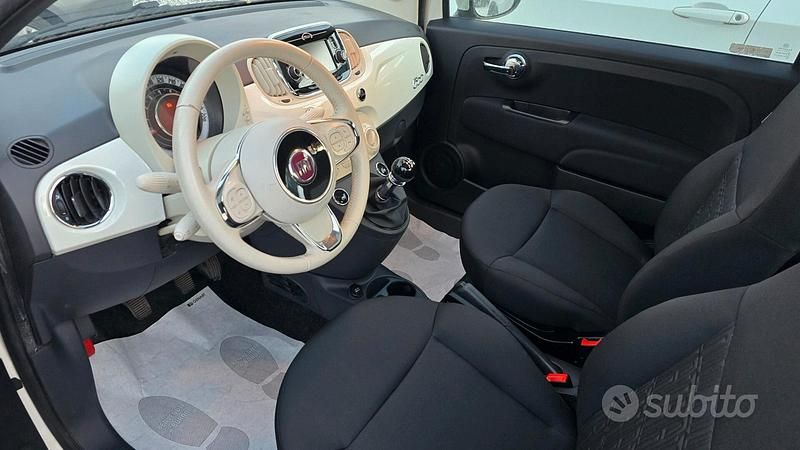 Usata Fiat 500 Lounge 69 CV (50 kW) 2017 Bianco Utilitaria