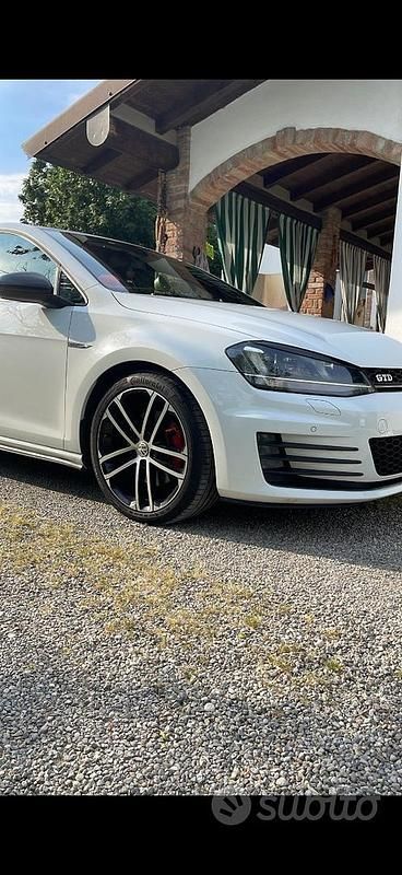Usata VW Golf VII GTD 184 CV (135 kW) 2016 Bianco Berlina