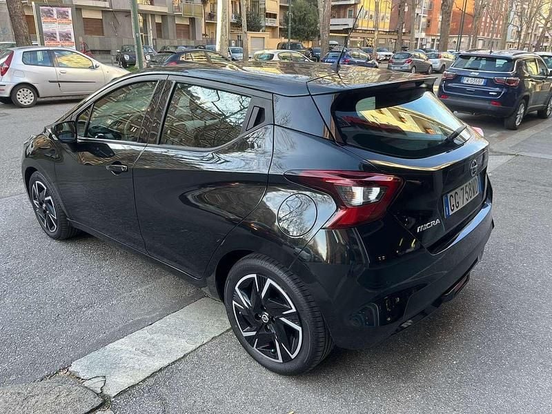 Usata Nissan Micra Acenta 92 CV (67 kW) 2021 Nero Utilitaria