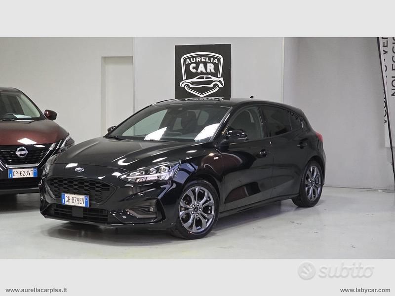 Usata Ford Focus ST-Line 125 CV (91 kW) 2020 Nero Berlina