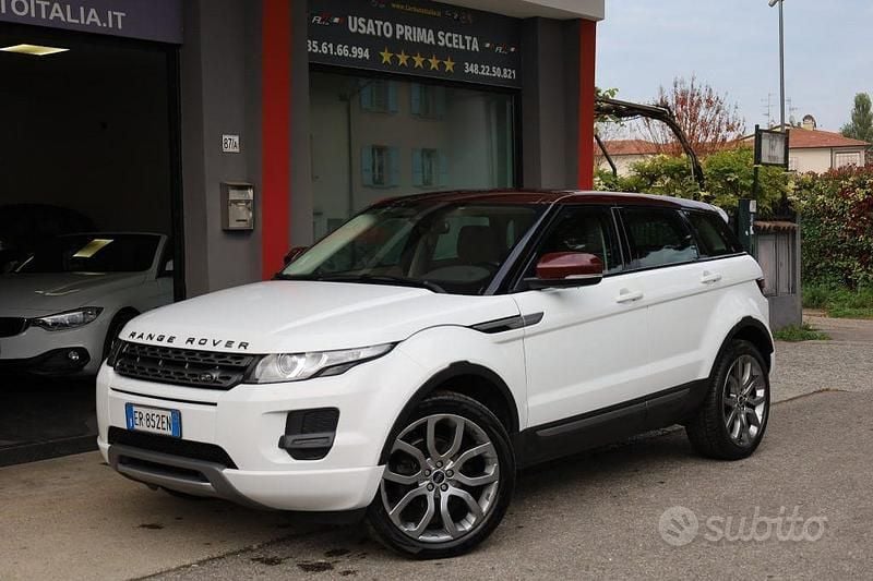 Usata Land Rover Range Rover evoque Pure 190 CV (139 kW) 2013 Bianco SUV