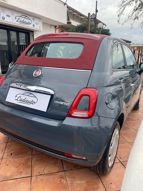Usata Fiat 500 69 CV (50 kW) 2022 Gray Cabrio