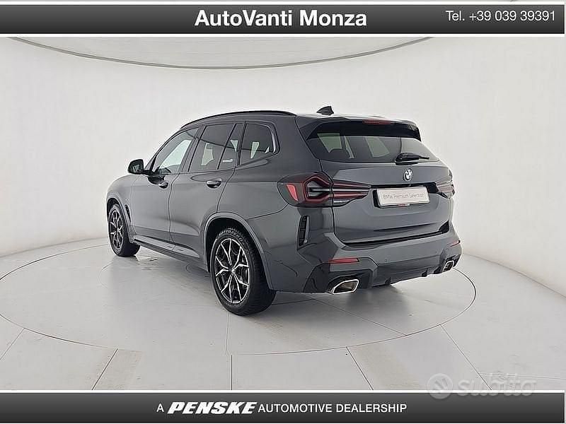 Usata BMW X3 M Sport 190 CV (139 kW) 2022 Grigio SUV