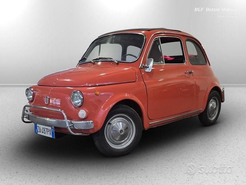 Usata Fiat 500 1970 Rosso Utilitaria