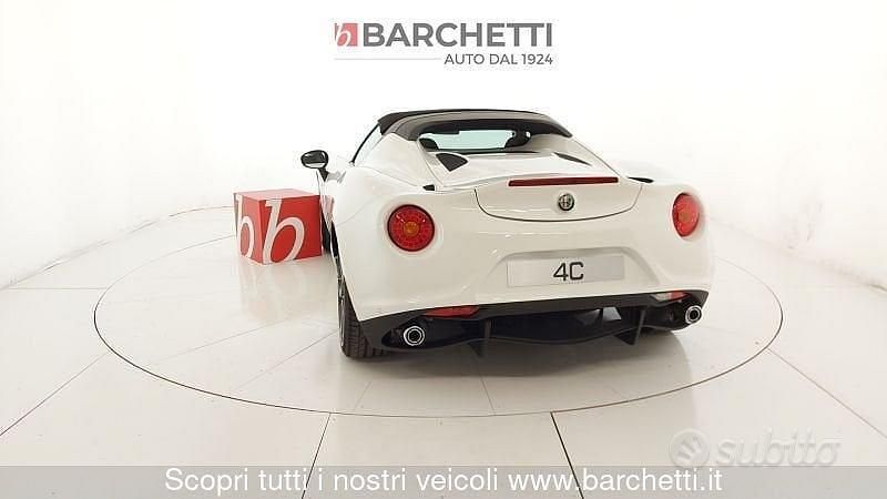 Usata Alfa Romeo 4C 241 CV (177 kW) 2019 Bianco Cabrio