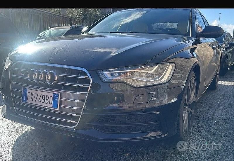 Usata Audi A6 S-Line 240 CV (176 kW) 2012 Nero Berlina