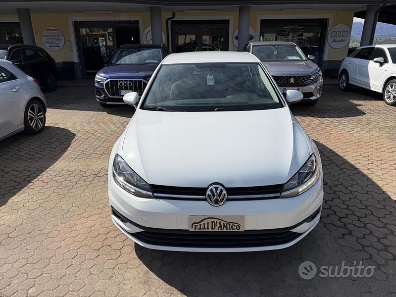Usata VW Golf VII Trendline 90 CV (66 kW) 2018 Bianco Berlina