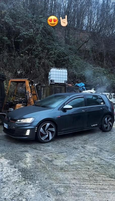 Usata VW Golf VII GTD 230 CV (169 kW) 2014 Blu Berlina