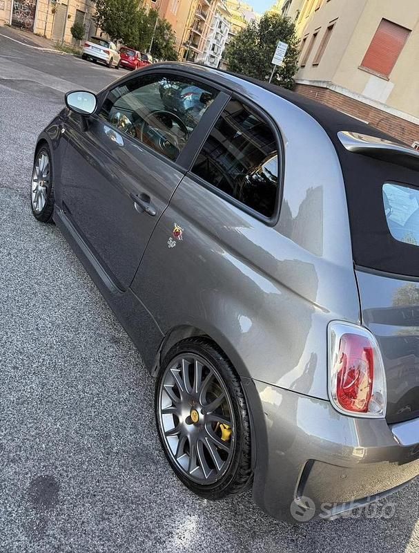 Usata Abarth 595 Competizione 180 CV (132 kW) 2015 Grigio Cabrio