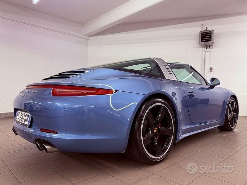 Usata Porsche 911 Targa 4S 400 CV (294 kW) 2016 Blu/azzurro Cabrio