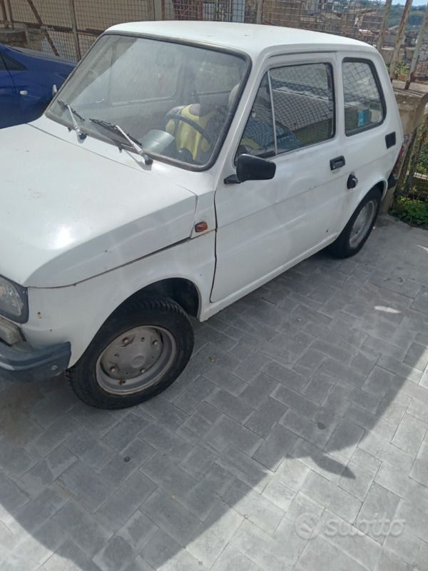 Usata Fiat 126 1980 Bianco Utilitaria
