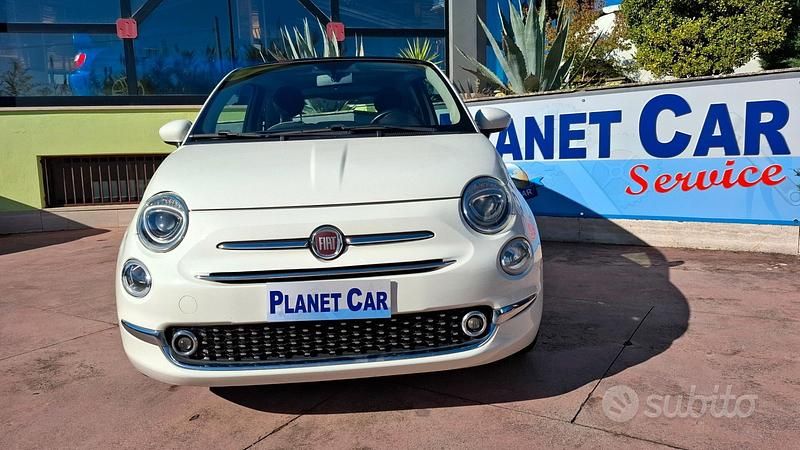 Usata Fiat 500 Lounge 85 CV (62 kW) 2018 Bianco Berlina