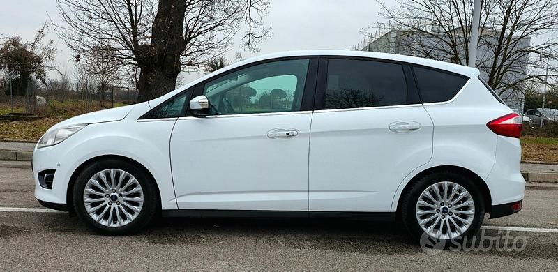 Usata Ford C-MAX Titanium 116 CV (85 kW) 2012 Bianco Monovolume