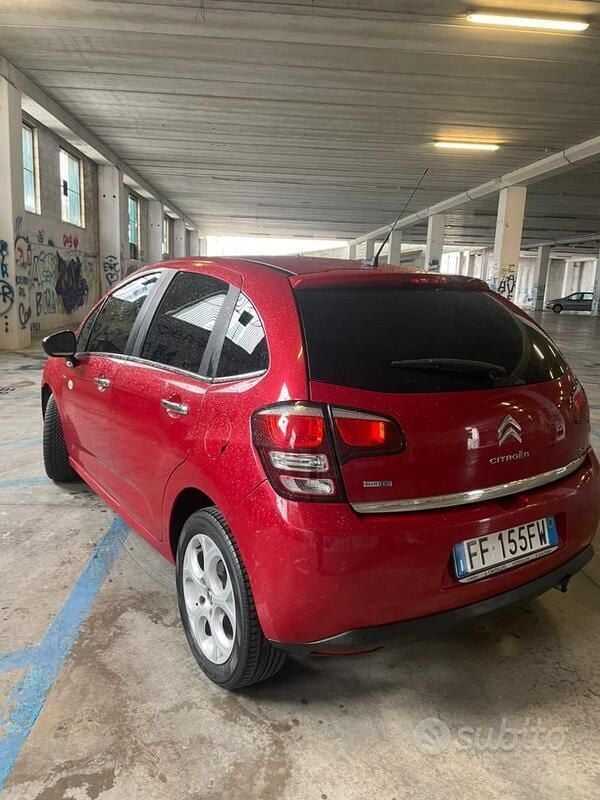 Usata Citroën C3 75 CV (55 kW) 2016 Rosso Utilitaria