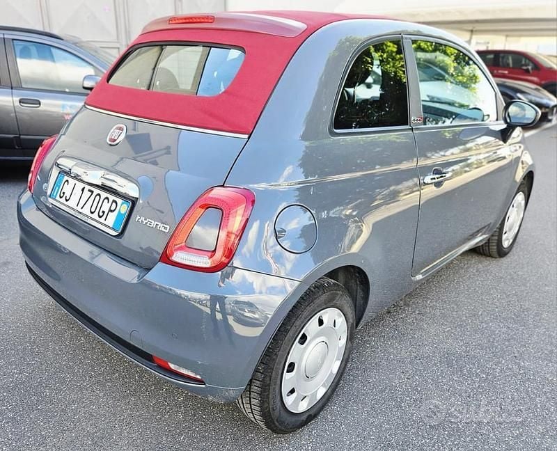 Usata Fiat 500 69 CV (50 kW) 2022 Grigio Cabrio