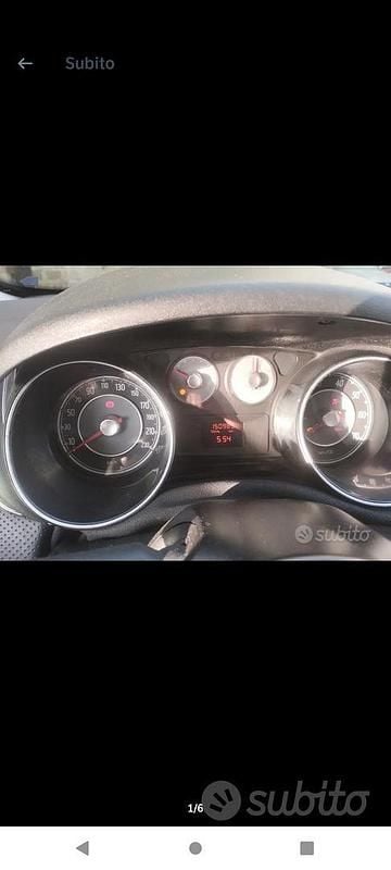 Usata Fiat Punto Evo 95 CV (69 kW) 2010 Bianco Utilitaria
