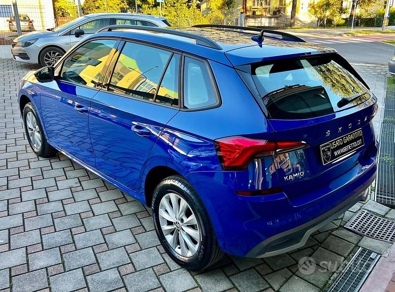 Usata Skoda Kamiq Ambition 110 CV (80 kW) 2022 Blu SUV