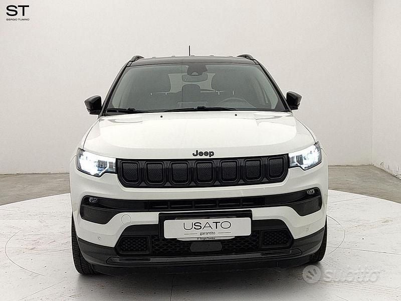 Usata Jeep Compass Night Eagle 130 CV (95 kW) 2022 Bianco SUV