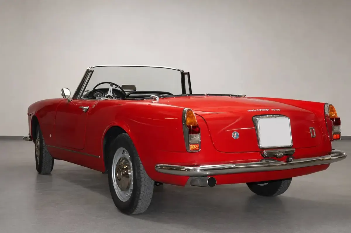 Usata Alfa Romeo 2600 145 CV (106 kW) 1964 Rosso Cabrio