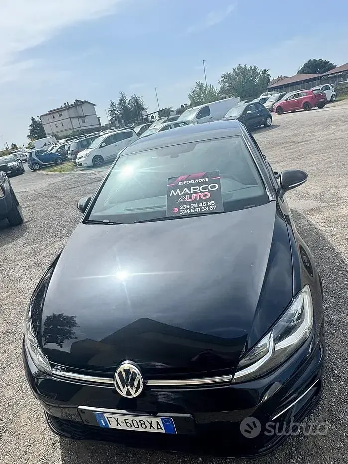Usata VW Golf VII R-line 116 CV (85 kW) 2019 Nero Berlina